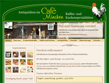 Tablet Screenshot of cafe-minchen.de